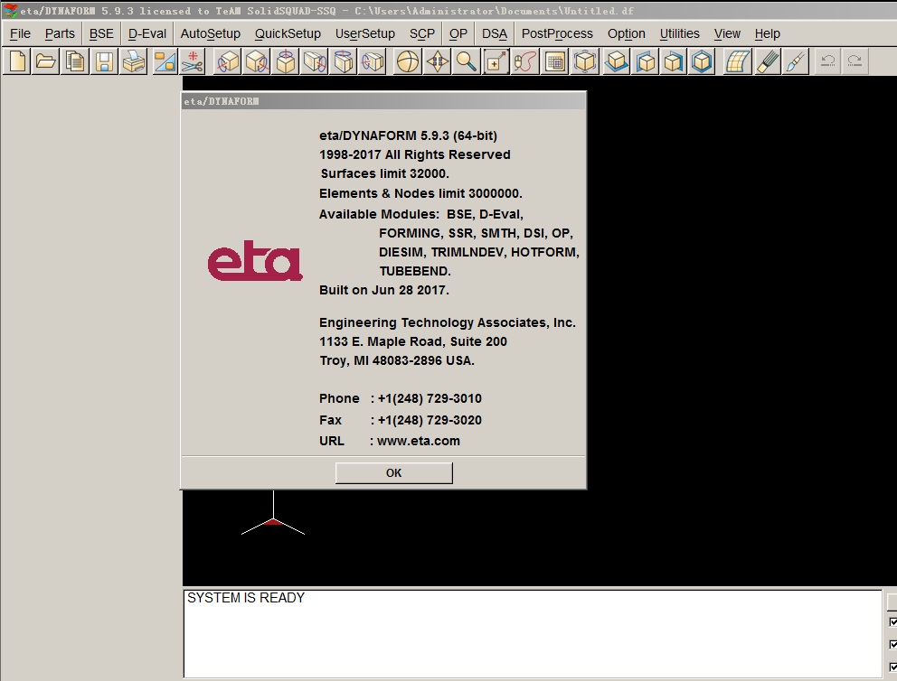 ETA.Dynaform.5.9.3 安装包带和谐
